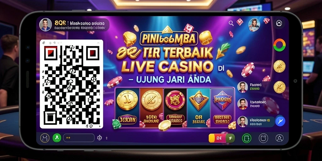 Screenshot gameplay Live Casino 8QR yang menegangkan.
