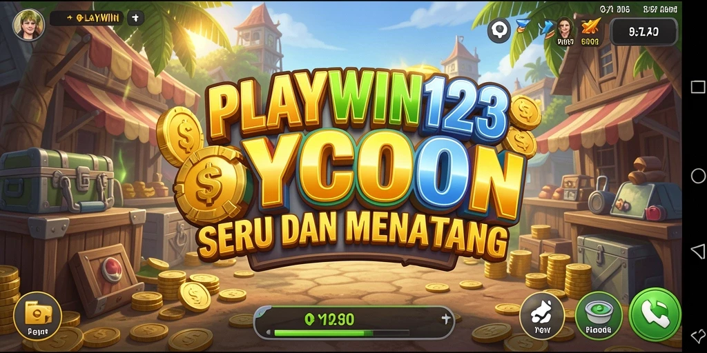 Screenshot utama menunjukkan gameplay Tycoon yang mendebarkan.