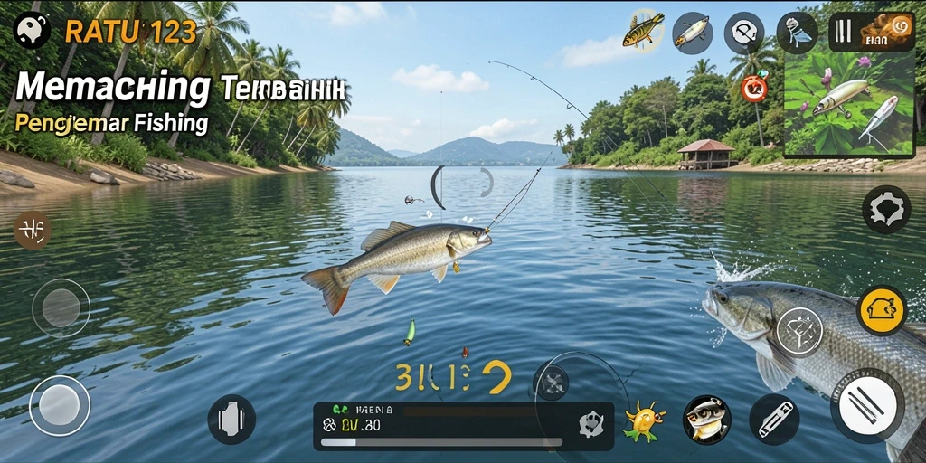 Tampilan gameplay RATU123 yang menawan dalam suasana memancing yang mengasyikkan.