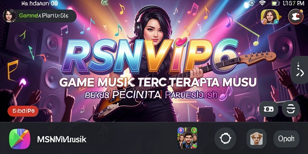 Menampilkan gameplay seru dan koleksi lagu menarik RSNVIP6.