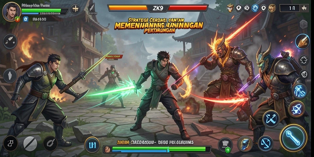 Tampilan gameplay ZK9 yang menegangkan dan seru.